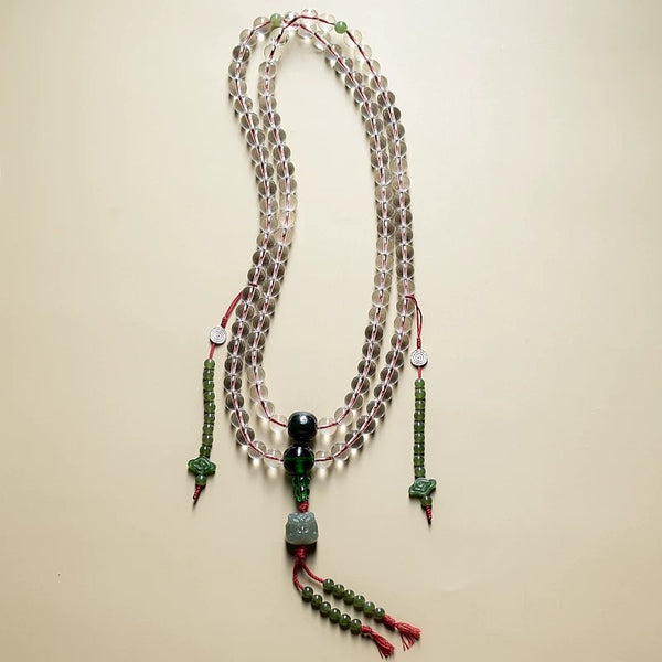Tibet kailash natural energy crystal rosary string 108 beads
