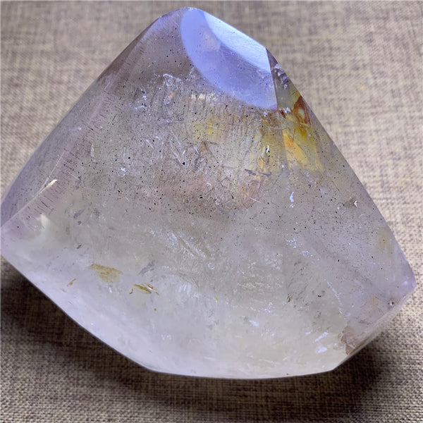 Himalayan natural amethyst pyramid ornaments