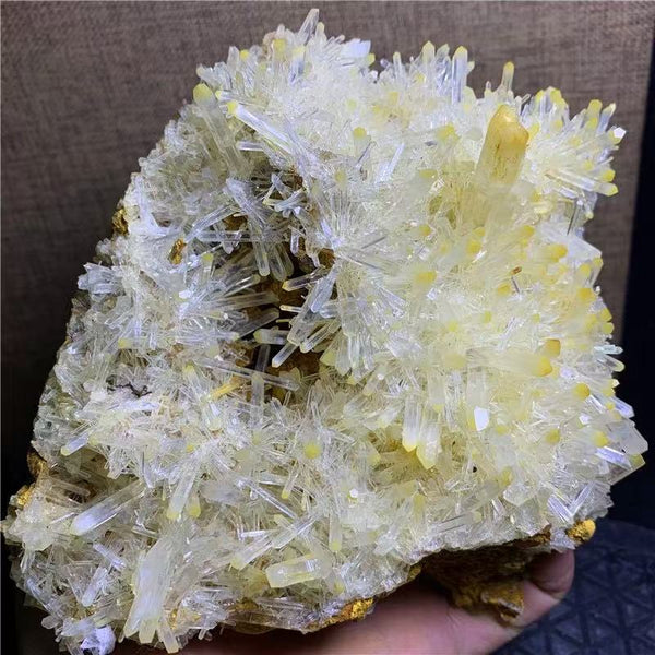 Himalayan Natural mango Flame Crystal Energy Cluster