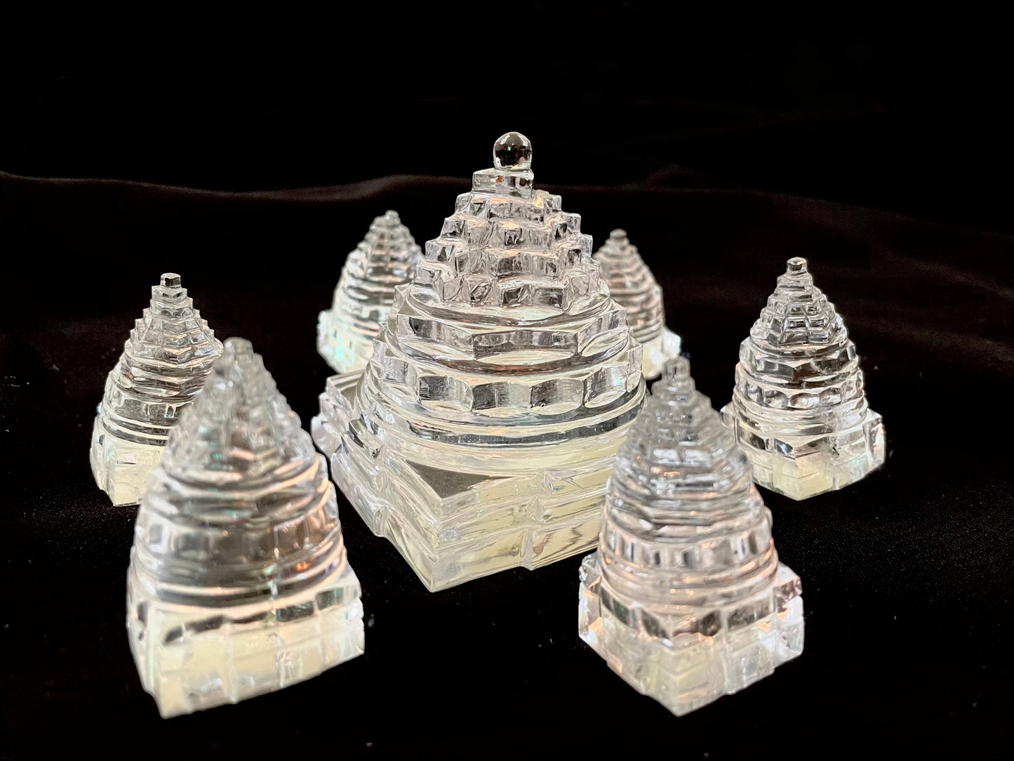 Tibet kailash crystal altar city transfer energy home decoration