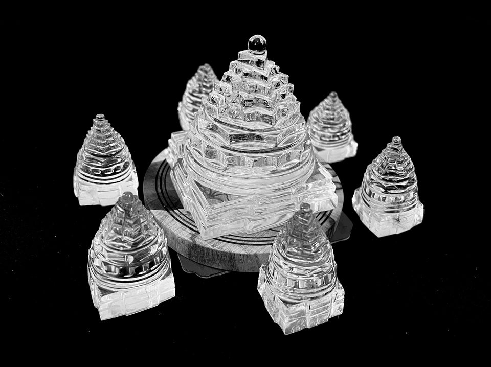 Tibet kailash crystal altar city transfer energy home decoration