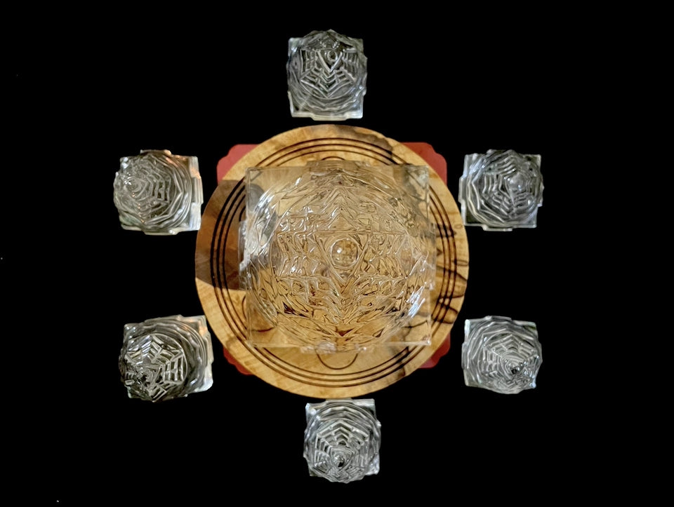 Tibet kailash crystal altar city transfer energy home decoration